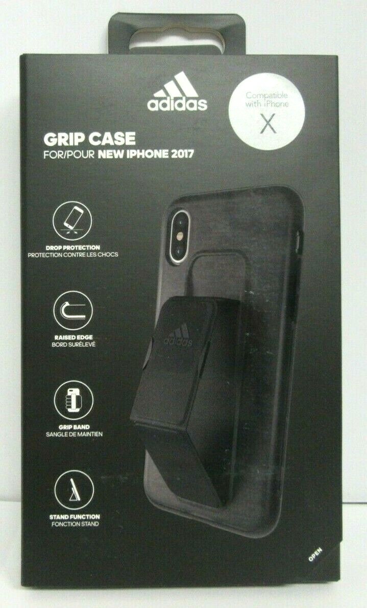 Чехол для мобильного телефона Adidas Performance Grip Case Cover for Apple iPhone  X iPhone XS - Black : купить с доставкой из США, цена 1 732 руб -  (283432153982)